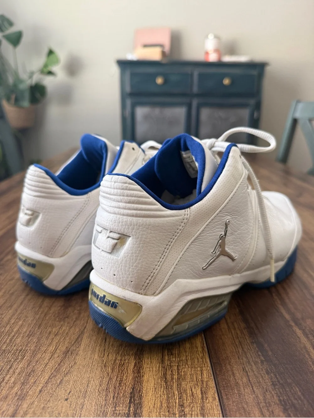 2005 Nike Air Jordan Team Reign White and Blue- retro